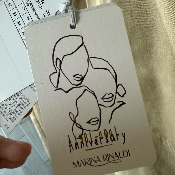 Marina Sport|Women’s plus size wide leg tan khaki jeans in size 24•••NWT,Boho - Picture 9 of 16